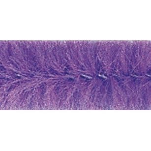 Chenille - Mörk lila - ø 9 mm - 50 cm - 10 fot...