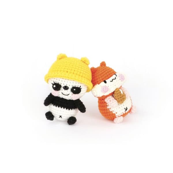 Amigurumi bomullsgarn Ägggul