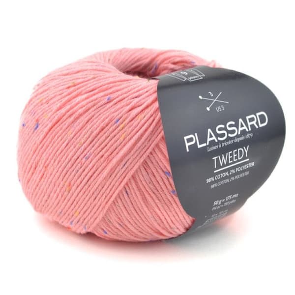 Fil coton pour layette Tweedy 50 Rosa incarnadin