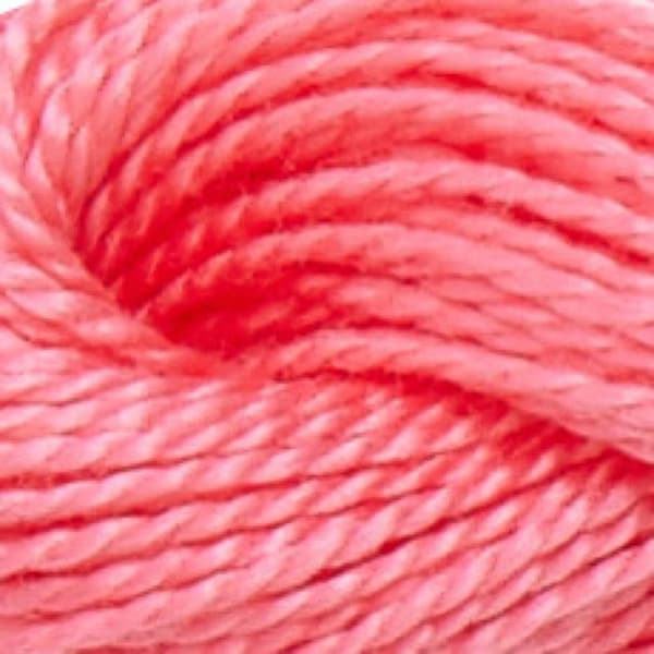 Fil - DMC - Coton Perlé Small N8 - Färg 956 - 100% bomull - 25 meter