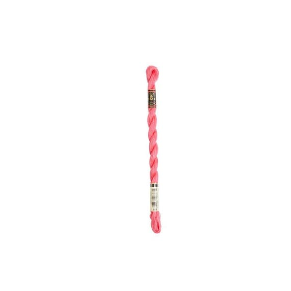Fil - DMC - Coton Perlé Small N8 - Färg 956 - 100% bomull - 25 meter
