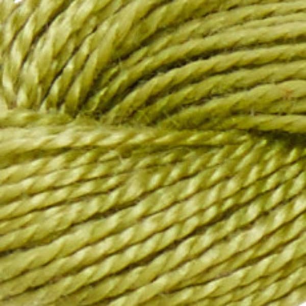 Tråd - DMC - Perlé Cotton Small N8 - Färg 471 - 100% Bomull - 25 meter