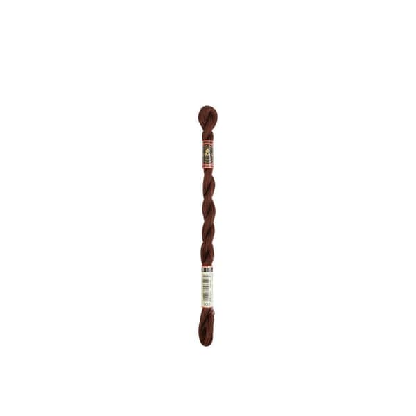 Fil - DMC - Coton Perlé Small N8 - Färg 938 - 100% bomull - 25 meter