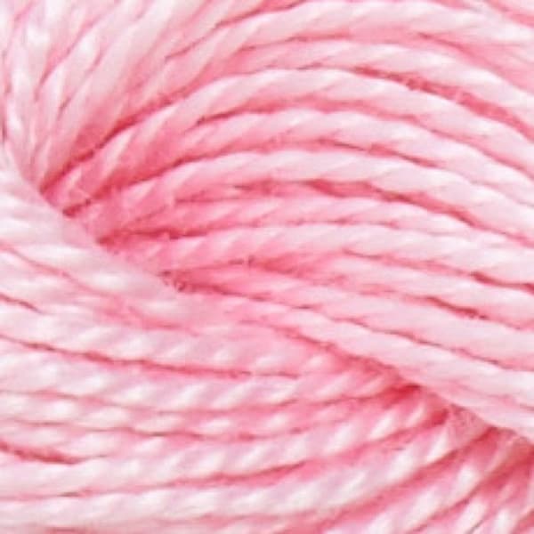 Tråd - DMC - Perlé Cotton Small N8 - Färg 605 - 100% Bomull - 25 meter