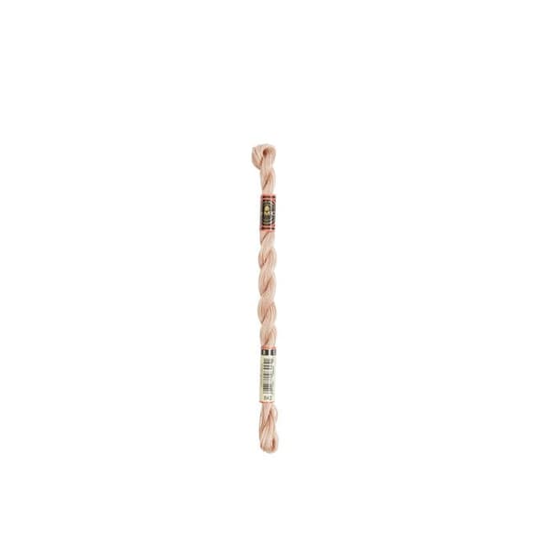 Fil - DMC - Coton Perlé Small N8 - Färg 842 - 100% bomull - 25 meter