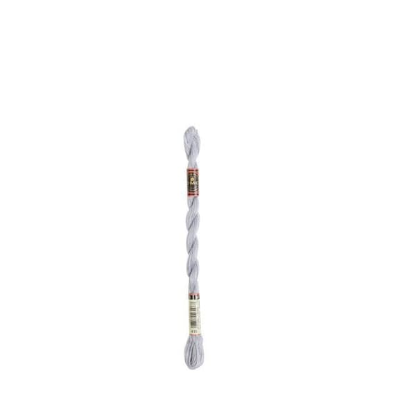 Tråd - DMC - Medium Pearl Cotton N5 - Färg 415 - 100% Bomull - 15 meter