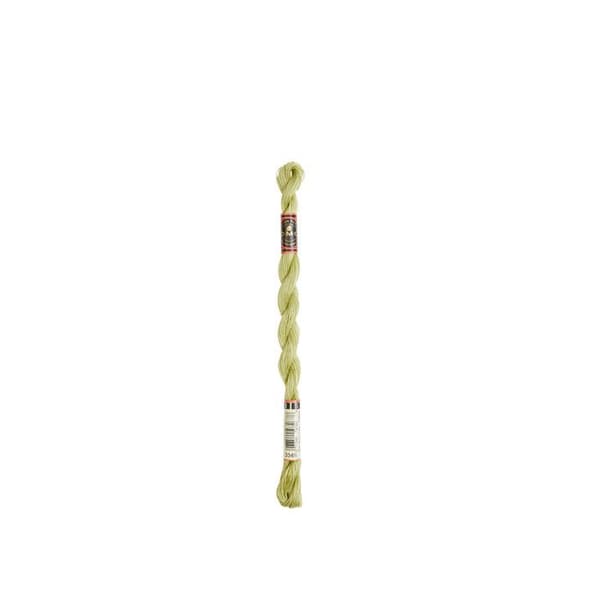 Tråd - DMC - Perlé Cotton Small N8 - Färg 3348 - 100% Bomull - 25 meter