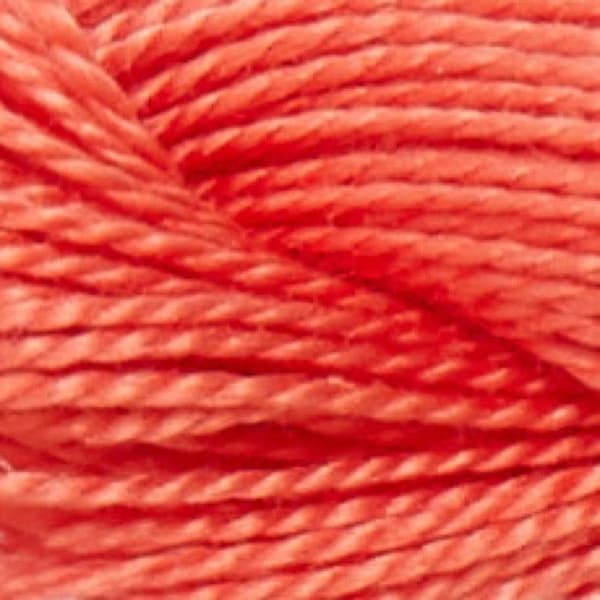 DMC Pearl Cotton Thread Small N8 Col. 351 Röd