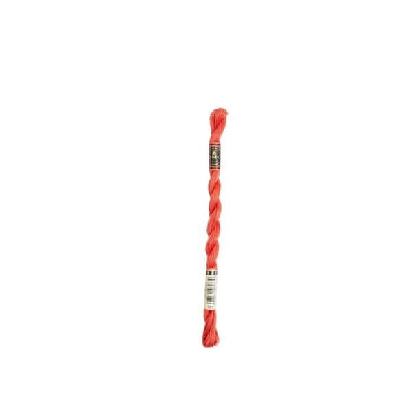 DMC Pearl Cotton Thread Small N8 Col. 351 Röd