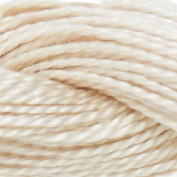 Tråd - DMC - Perlé Cotton Small N8 - Färg 822 - 100% Bomull - 25 meter
