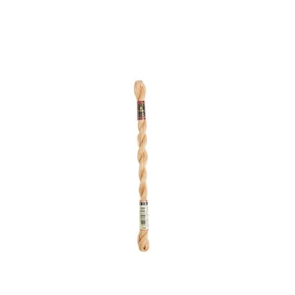 Fil - DMC - Coton Perlé Liten N8 - Färg 738 - 100% bomull - 25 meter