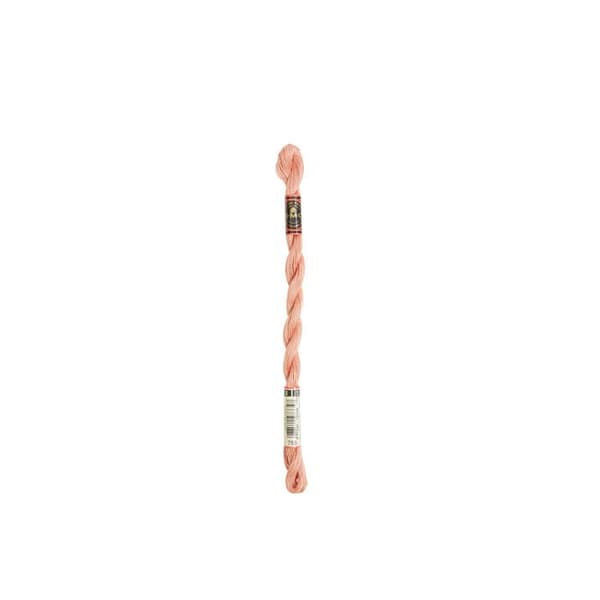 Tråd - DMC - Perlé Cotton Small N8 - Färg 758 - 100% Bomull - 25 meter