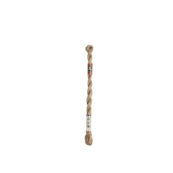 Fil - DMC - Coton Perlé Liten N8 - Färg 642 - 100% bomull - 25 meter