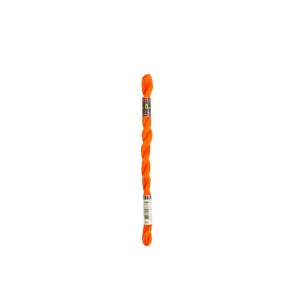 DMC Pearl Cotton Thread Small N8 Col. 947 Orange