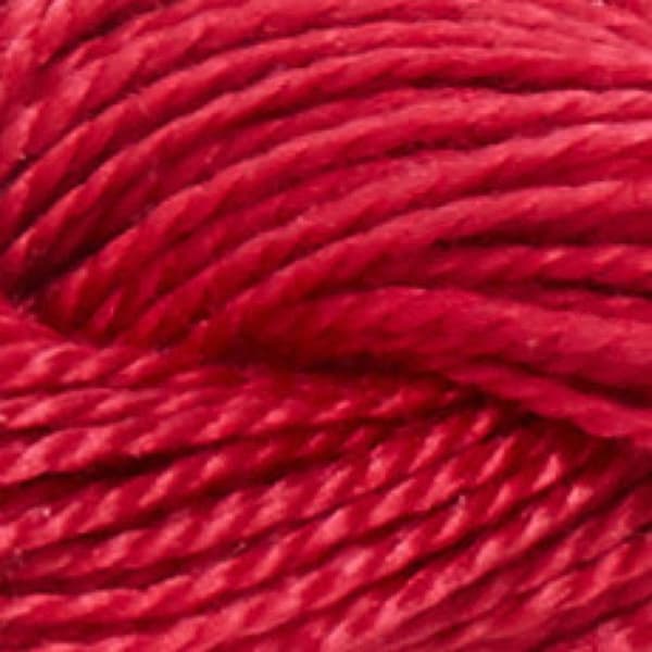 Tråd - DMC - Coton Perlé Small N8 - Röd - 100% bomull - 25 meter