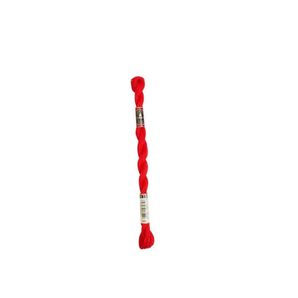 DMC Pearl Cotton Thread Medium N5 Col. 666 Röd
