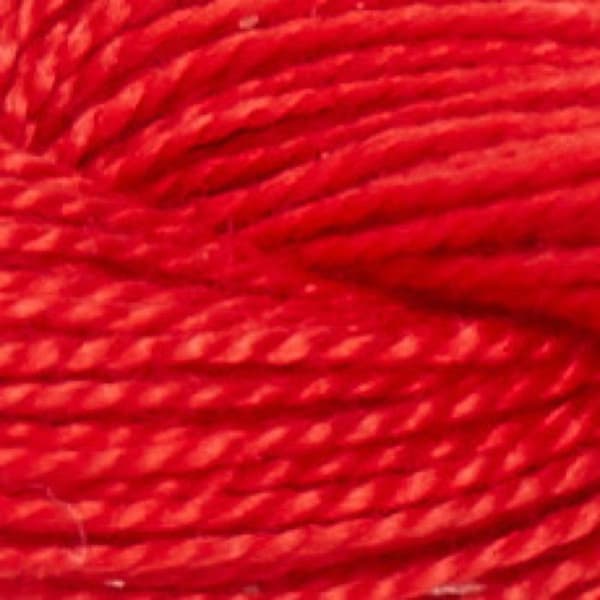 Tråd - DMC - Perlé Cotton Small N8 - Färg 817 - 100% Bomull - 25 meter