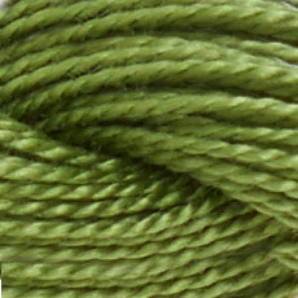 Fil - DMC - Coton Perlé Small N8 - Färg 3346 - 100% bomull - 25 meter