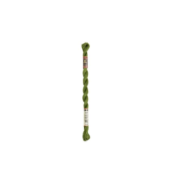 Fil - DMC - Coton Perlé Small N8 - Färg 3346 - 100% bomull - 25 meter