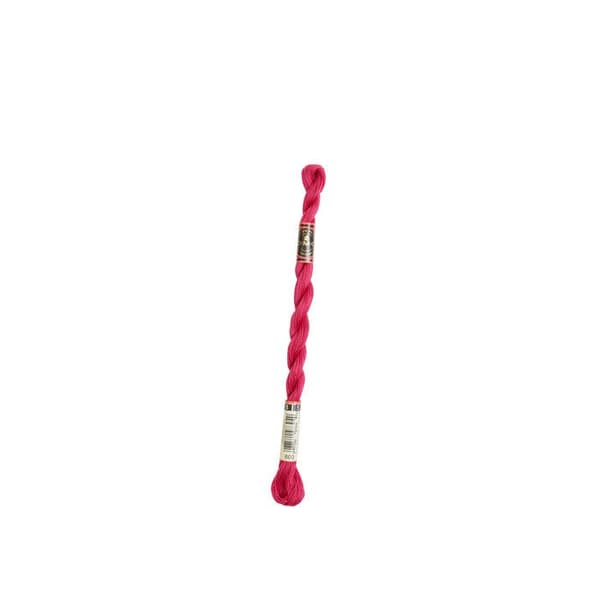 Tråd - DMC - Perlé Cotton Small N8 - Rosa Färg - 100% Bomull - 25 meter