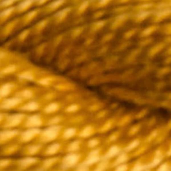 Tråd - DMC - Medium Pearl Cotton N5 - Gul - 100% Bomull - 15 meter