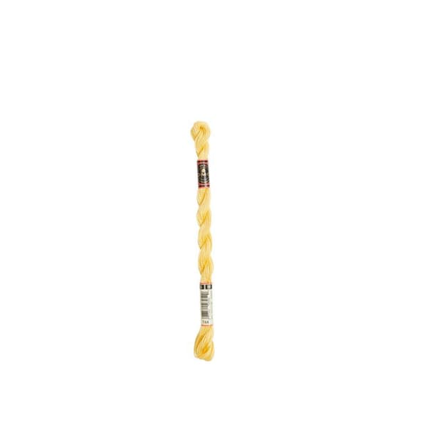 DMC Pearl Cotton Thread Medium N5 Col. 744 Gul