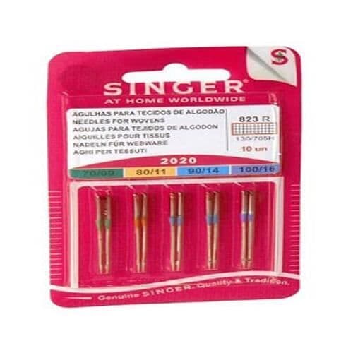 Sytrådar - SINGER - NÅL FÖR ALLA STÄNDE - 10-pack - Rundspets - För alla typer av tyger