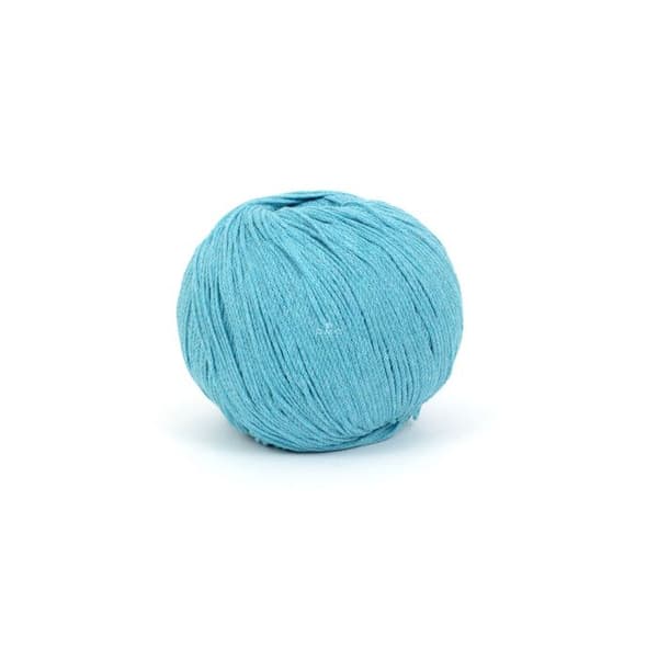 Eco Vita Återvunnet bomullsgarn 3mm 100g Stickning och Virkning Col. 187 blå