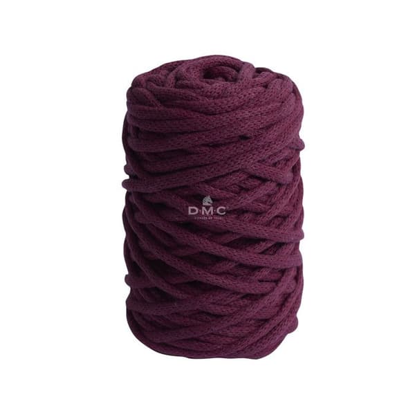Eco Vita Återvunnen bomullstråd 12mm 250g Kol. 061 lila