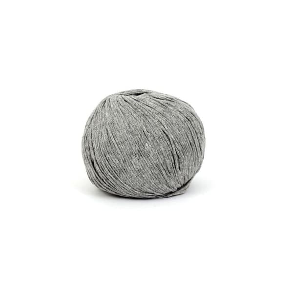 Eco Vita Återvunnet bomullsgarn 3mm 100g Stickning och Virkning Col. 112 grå