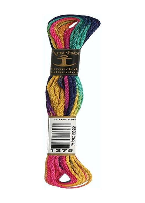 Broderi eller sytråd - Anchor färgkarta - 4615000-01375 - Sticktwist Broderitråd Flerfärgad 100% bomull