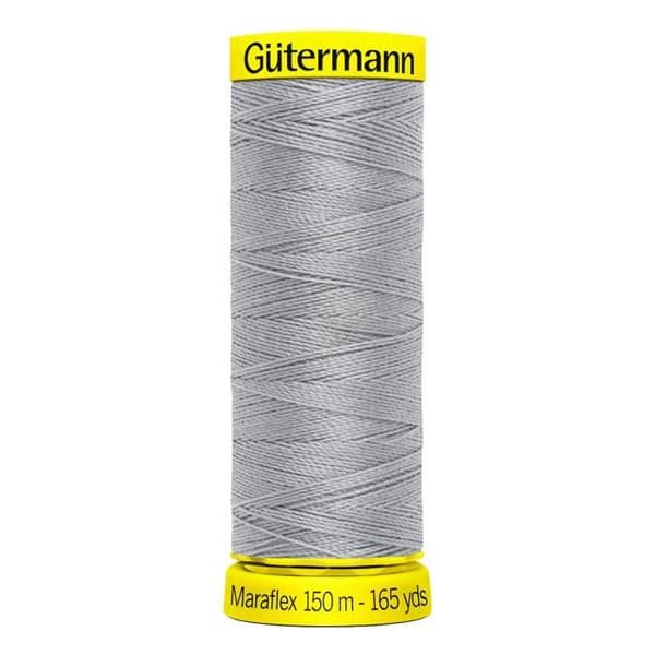 Gütermann Maraflex sytråd, nr. 120, för mycket elastiska sömmar 38 Ljusgrå