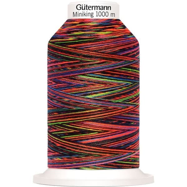 Fil a sy Gütermann Miniking Multicolor, N° 120 Fil a sy Gütermann Miniking Multicolor, N° 120, 1000 m 9842 Dark-Mix
