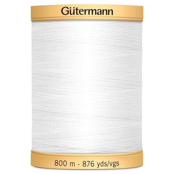 Broderi eller sytråd - Gütermann creativ färgkarta - 743933-5709 - Gutermann bomull C Ne50 800 m 5709 Vit