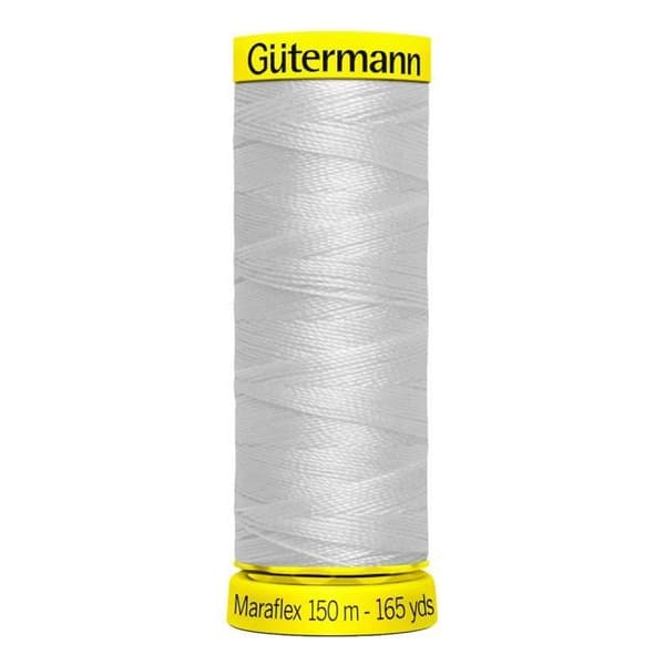 Gütermann Maraflex sytråd, nr. 120, för mycket elastiska sömmar 8 Silver