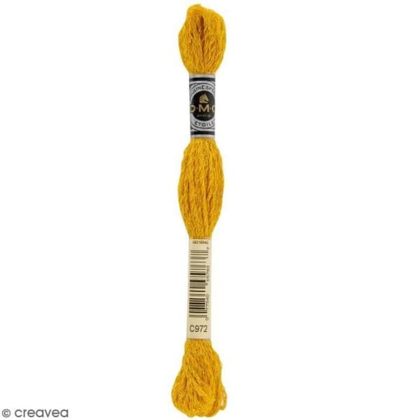 Broderigarn - DMC - Mouliné Etoile - 8 m - Färg C972 - Bomull och polyamid