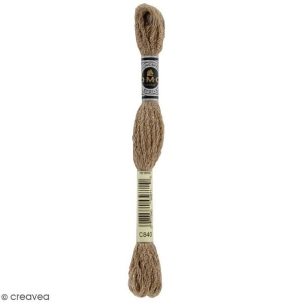 Broderigarn - DMC - Mouliné Etoile - 8 m - Färg C840 - Bomull och polyamid