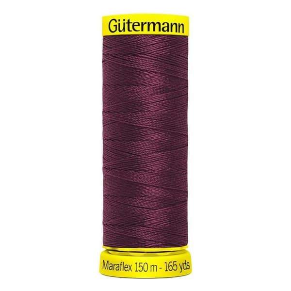 Gütermann Maraflex sytråd, nr. 120, för mycket elastiska sömmar 369 Bordeaux