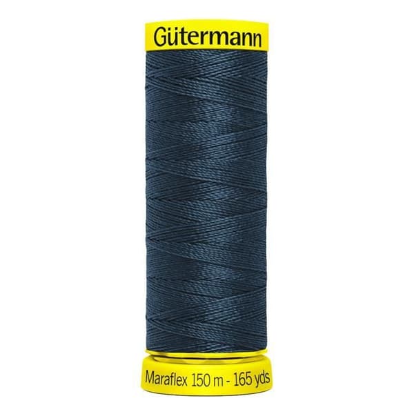 Gütermann Maraflex sytråd, Nr. 120, för mycket elastiska sömmar 339 Mörkblå