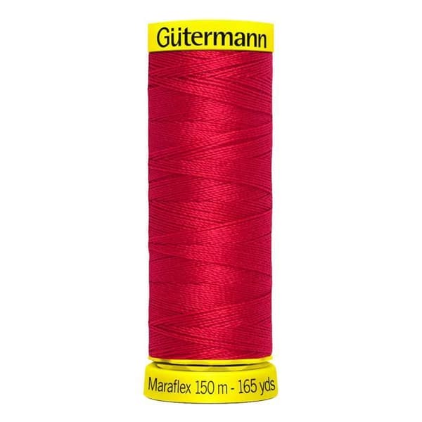 Syrgarn Gütermann Maraflex, nr. 120, för mycket elastiska sömmar 156 Röd