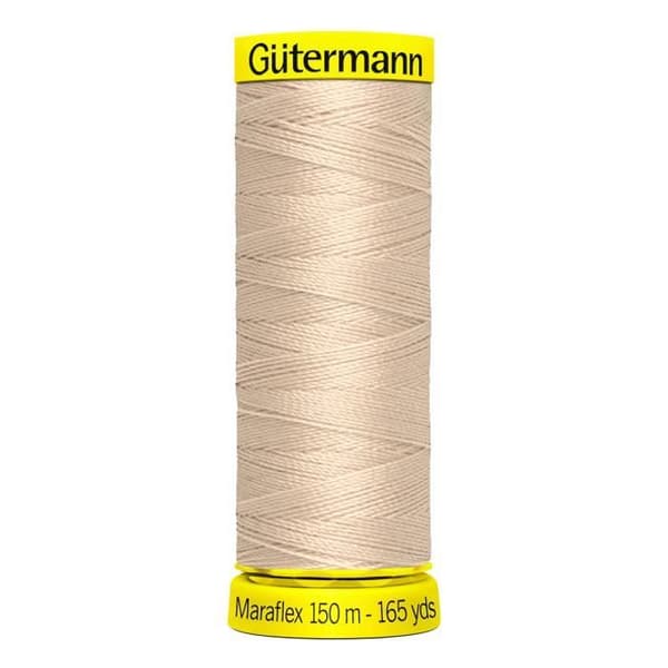 Sömntråd Gütermann Maraflex, nr. 120, för mycket elastiska sömmar 722 Beige