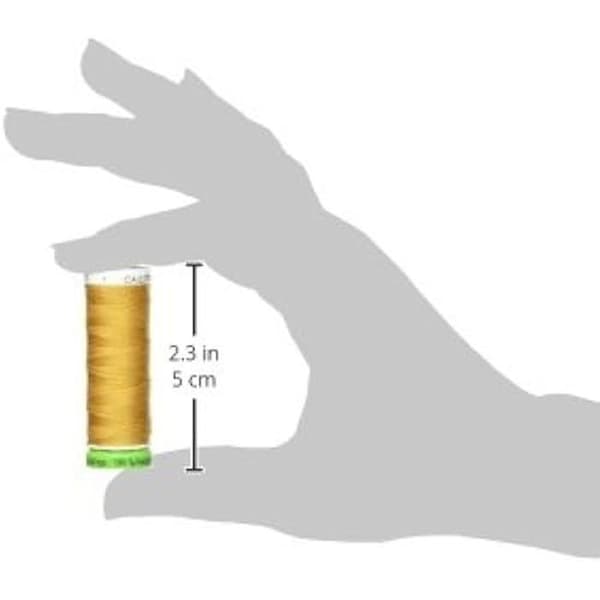 Sytråd - GÜTERMANN - N° 100 - 100 m - 100% återvunnen polyester - Färg guld