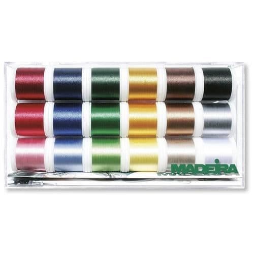 Madeira Polyneon trådlåda, symaskin, multi, polyester, 200 m