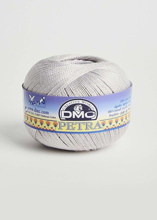 Broderi- eller sytråd - Dmc färgkarta - 993A/8-ECRU - Petratråd, 100 % bomull, kräm, storlek 8