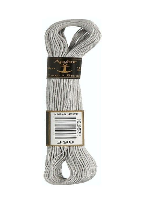 Ankare - 4386025-00398 - Fyrdubbel broderitråd, tjocklek: 25, piplängd: 30M 398 broderitrådar