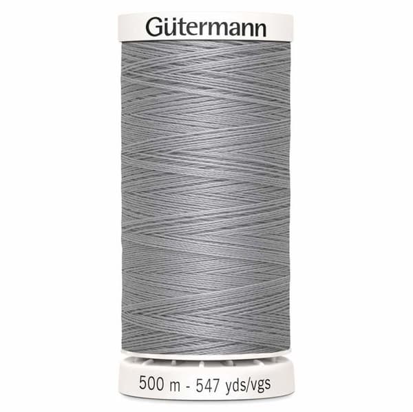 Gutermann - GUT7092390038 - Polyestertråd, 500 m, Grådimmig (0038), 5,5 x 3 x 3 cm