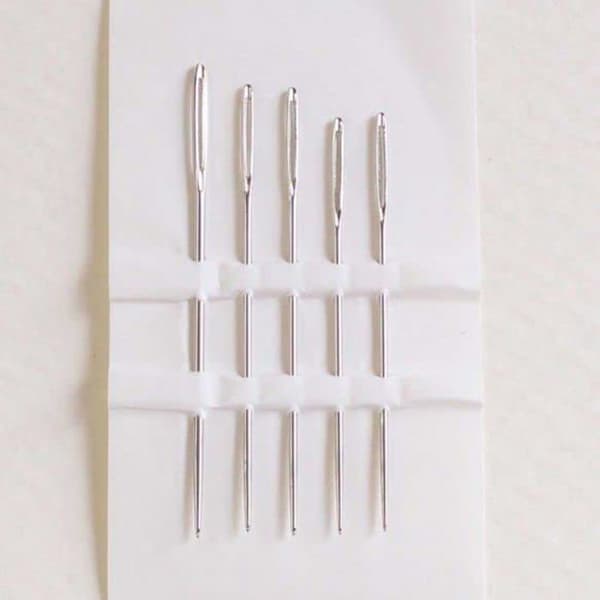 Synål - Cohana stoppnål - 45-272 - Nålar, Silver, One Size, Set med 5 delar