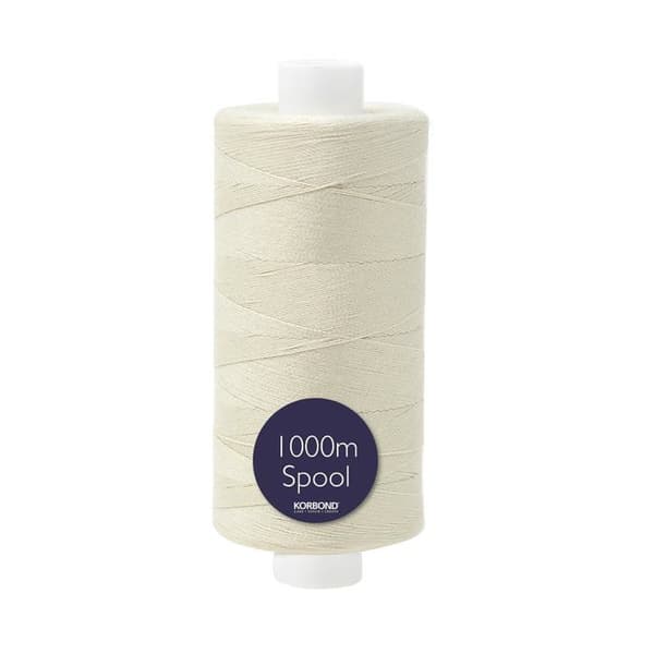 Korbond - 110915 - Sytråd - 1000 m beige naturlig polyesterbelagd tråd - Sy och quiltning