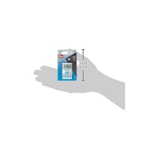 Set med 5 Prym-nålar för jean130/705 symaskiner storlek 90-110 - PRYM - Vit