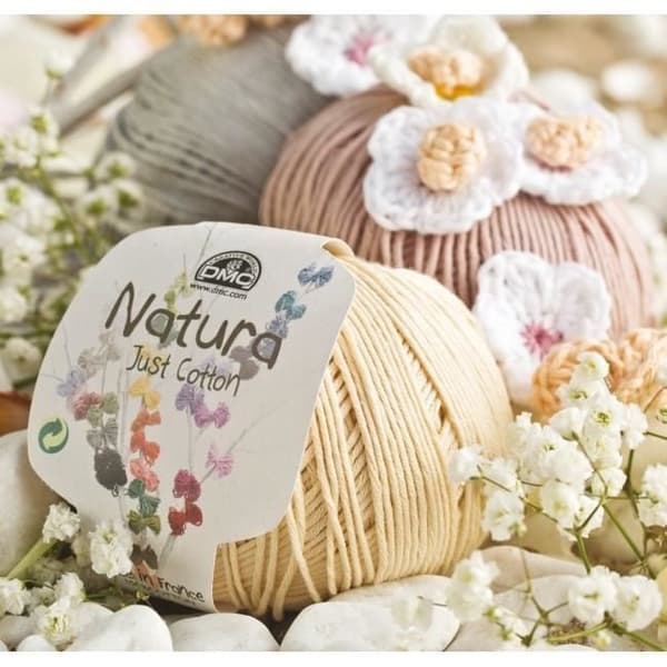 NATURA Bomullsgarnboll på 50 grs N61